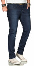Alessandro Salvarini Herren Jeans Night Blue Regular Slim O-083 W29 L30