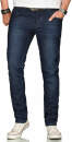 Alessandro Salvarini Herren Jeans Night Blue Regular Slim O-083 W32 L30