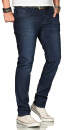Alessandro Salvarini Herren Jeans Night Blue Regular Slim O-083 W32 L32