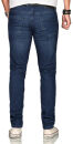 Alessandro Salvarini Herren Jeans Dunkelblau Regular Slim O-084 W30 L32