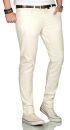 Alessandro Salvarini Herren Jeans Off White Regular Slim O-090 W29 L32