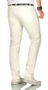 Alessandro Salvarini Herren Jeans Off White Regular Slim O-090 W29 L32