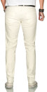 Alessandro Salvarini Herren Jeans Off White Regular Slim O-090 W31 L30