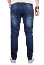 Alessandro Salvarini Herren Jeans Blau Regular Slim O-051 W29 L30