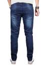 Alessandro Salvarini Herren Jeans Blau Regular Slim O-051 W33 L34