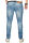 Alessandro Salvarini Herren Jeans Blau Regular Slim O-171 W33 L30