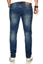 Alessandro Salvarini Herren Jeans Blau Regular Slim O-173 W31 L30