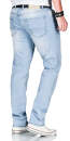 Alessandro Salvarini Herren Jeans Regular O-161 - Hellblau