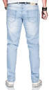 Alessandro Salvarini Herren Jeans Regular O-161 - Hellblau