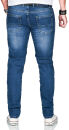 Alessandro Salvarini Herren Jeans Dunkelblau Regular Slim O-163 W30 L32