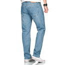 Alessandro Salvarini Herren Jeans Hellblau Comfort Fit O-200 W30 L30