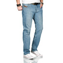Alessandro Salvarini Herren Jeans Hellblau Comfort Fit O-200 W36 L30