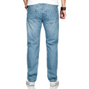 Alessandro Salvarini Herren Jeans Hellblau Comfort Fit O-200 W36 L30