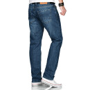 Alessandro Salvarini Herren Jeans Mittelblau Comfort Fit O-201 W29 L30
