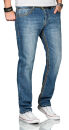 Alessandro Salvarini Herren Jeans Hellblau Comfort Fit O-221