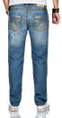 Alessandro Salvarini Herren Jeans Hellblau Comfort Fit O-221 W38 L36