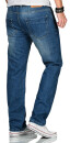 Alessandro Salvarini Herren Jeans Blau Comfort Fit O-250 W32 L34