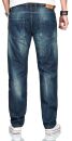 Alessandro Salvarini Herren Jeans Mittelblau Comfort Fit O-251 W29 L30