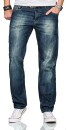 Alessandro Salvarini Herren Jeans Mittelblau Comfort Fit O-251 W29 L32