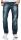Alessandro Salvarini Herren Jeans Mittelblau Comfort Fit O-251 W46 L32