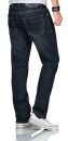 Alessandro Salvarini Herren Jeans Dunkelblau Comfort Fit O-252 W44 L30
