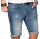 Alessandro Salvarini Herren Jeans Shorts Hellblau Slim Fit O100 W29