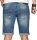 Alessandro Salvarini Herren Jeans Shorts Hellblau Slim Fit O100 W36