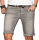 Alessandro Salvarini Herren Jeans Shorts Hellgrau Slim Fit O103 W33