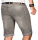 Alessandro Salvarini Herren Jeans Shorts Hellgrau Slim Fit O103 W34