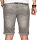 Alessandro Salvarini Herren Jeans Shorts Hellgrau Slim Fit O103 W38