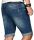 Alessandro Salvarini Herren Jeans Shorts Blau Slim Fit O104 W32
