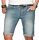 Alessandro Salvarini Herren Jeans Shorts Hellblau Slim Fit O105 W29