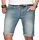 Alessandro Salvarini Herren Jeans Shorts Hellblau Slim Fit O105 W38