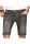 Alessandro Salvarini Herren Jeans Shorts Dunkelgrau Slim Fit O106 W38