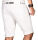Alessandro Salvarini Herren Jeans Shorts Weiss Slim Fit O107 W32
