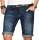 Alessandro Salvarini Herren Jeans Shorts Hellblau Slim Fit O108 W32