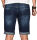 Alessandro Salvarini Herren Jeans Shorts Hellblau Slim Fit O108 W32