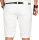Alessandro Salvarini Herren Jeans Shorts Weiss Slim Fit O140