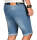 Alessandro Salvarini Herren Jeans Shorts Mittelblau Slim Fit O144 W29