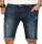 Alessandro Salvarini Herren Jeans Shorts Night Blue Slim Fit O148 W29