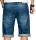 Alessandro Salvarini Herren Jeans Shorts Blau O231 W29