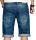 Alessandro Salvarini Herren Jeans Shorts Blau O231 W33