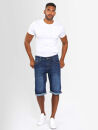 Alessandro Salvarini Herren Jeans Shorts Dunkelblau O232