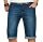 Alessandro Salvarini Herren Jeans Shorts Dunkelblau O232 W32