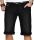 Alessandro Salvarini Herren Jeans Shorts Schwarz O233 W30
