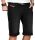 Alessandro Salvarini Herren Jeans Shorts Schwarz O233 W30