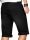 Alessandro Salvarini Herren Jeans Shorts Schwarz O233 W30