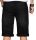 Alessandro Salvarini Herren Jeans Shorts Schwarz O233 W36