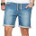 Alessandro Salvarini Herren Jeans Shorts Hellblau Comfort Fit O241 W29