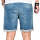 Alessandro Salvarini Herren Jeans Shorts Hellblau Comfort Fit O241 W29